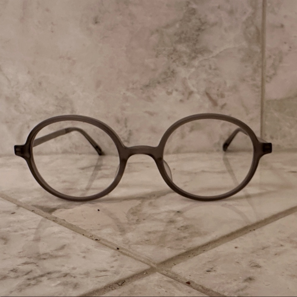 Matsuda M2033 Eyeglass Frames in Matte Grey Crystal